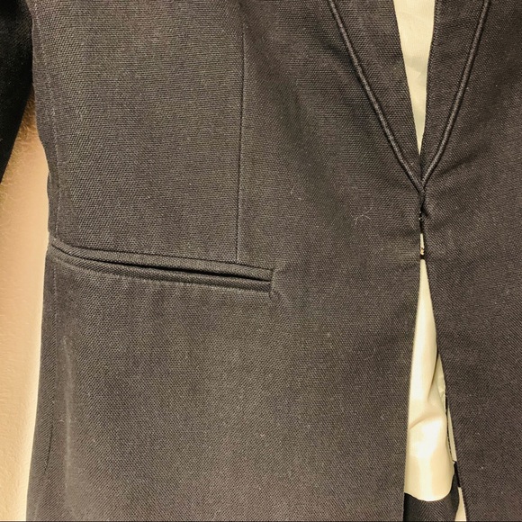 Veronica Beard Removable Collar Nancy Blue Blazer - Picture 6 of 16